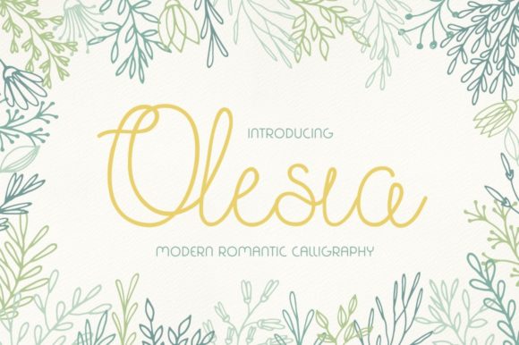 Download Olesia Handwritten Font - Written font Collection