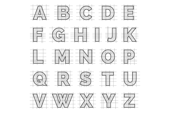 Download Drafting Paper Type. Hand Drawn Blueprin - Drafting Collection
